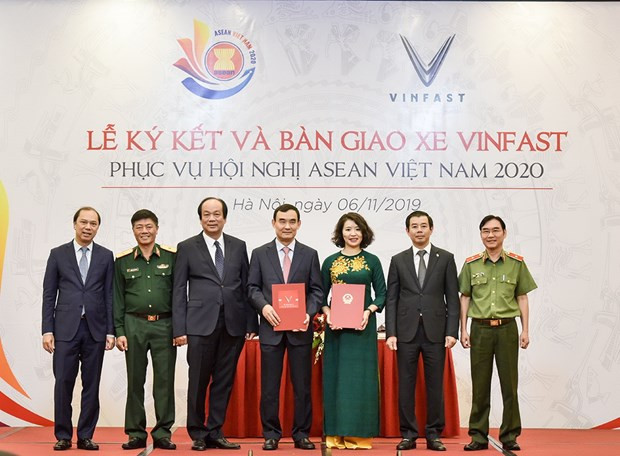 Patrocina fabricante vietnamita VinFast vehículos para las conferencias del Año de ASEAN 2020 ảnh 1 Patrocina fabricante vietnamita VinFast vehículos para las conferencias del Año de ASEAN 2020 ảnh 1
