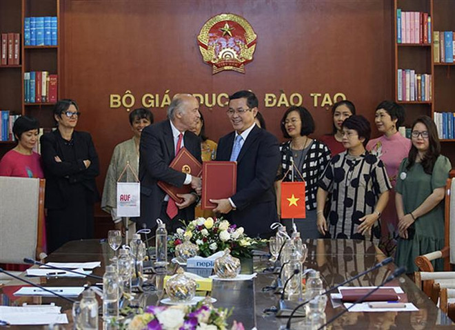 Incrementa Agencia de la Universidad Francófona cooperación con Vietnam en educación ảnh 1 Incrementa Agencia de la Universidad Francófona cooperación con Vietnam en educación ảnh 1