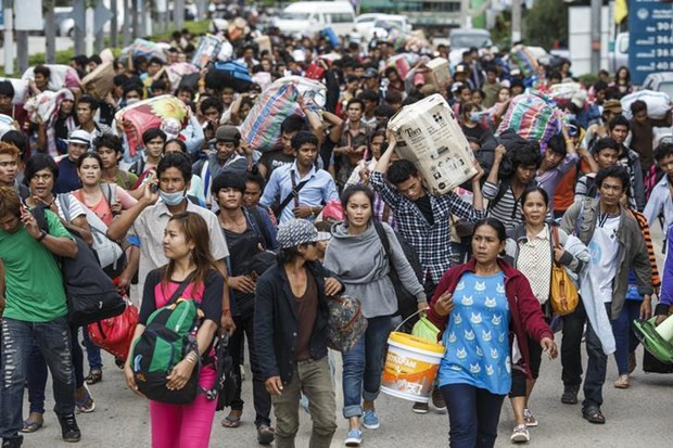 Se unen Camboya, Laos y Myanmar para proteger a trabajadores migrantes ảnh 1 Se unen Camboya, Laos y Myanmar para proteger a trabajadores migrantes ảnh 1