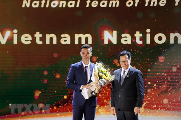 Gana selección de fútbol de Vietnam premio al mejor equipo regional ảnh 1 Gana selección de fútbol de Vietnam premio al mejor equipo regional ảnh 1