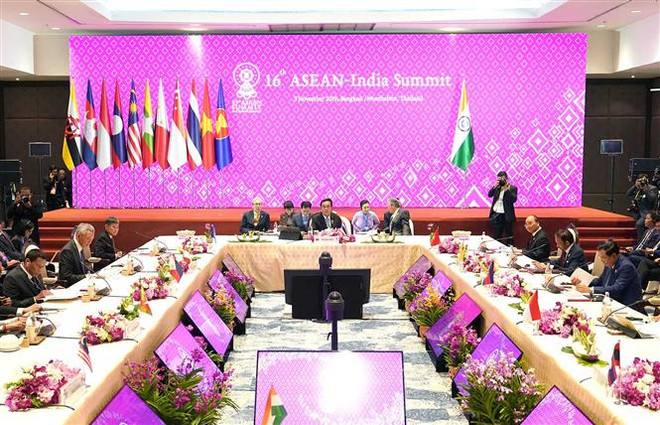 Vietnam participa en XVI Cumbre ASEAN-India ảnh 1 Vietnam participa en XVI Cumbre ASEAN-India ảnh 1