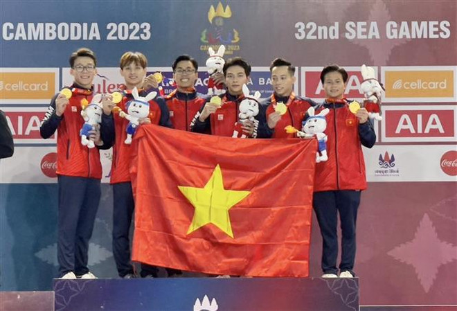 Vietnam continúa cosechando medallas en SEA Games 32 ảnh 1