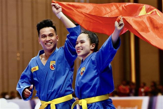 SEA Games 32: Vietnam gana otra medalla de oro en Vovinam ảnh 2 SEA Games 32: Vietnam gana otra medalla de oro en Vovinam ảnh 2