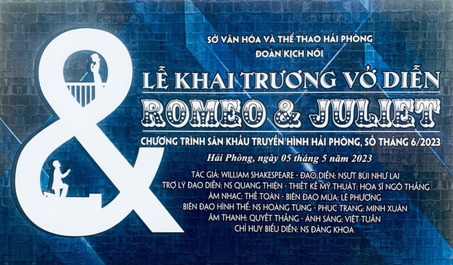 Presentarán en ciudad de Hai Phong obra teatral Romeo y Julieta ảnh 1 Presentarán en ciudad de Hai Phong obra teatral Romeo y Julieta ảnh 1