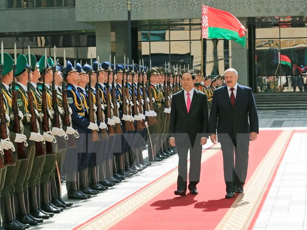 Vietnam y Belarús elevarán intercambio comercial a 500 millones de dólares ảnh 1 Vietnam y Belarús elevarán intercambio comercial a 500 millones de dólares ảnh 1