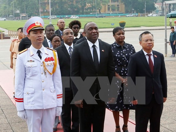 Presidente de Senado haitiano concluye visita a Vietnam ảnh 1 Presidente de Senado haitiano concluye visita a Vietnam ảnh 1