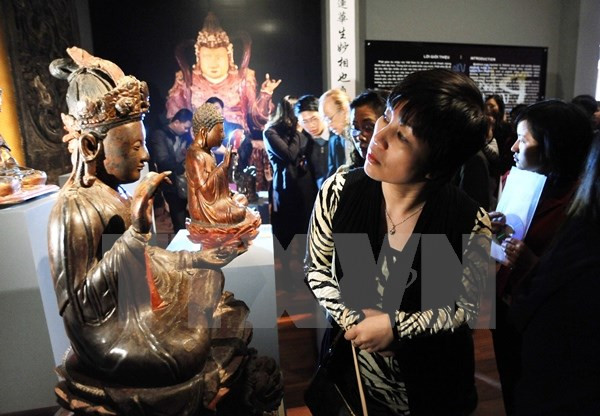 Exhiben en Hanoi objetos de madera lacados antiguos ảnh 1 Exhiben en Hanoi objetos de madera lacados antiguos ảnh 1