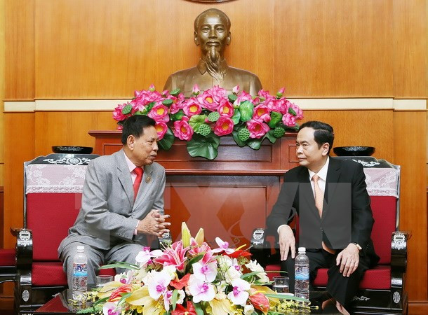 Organizaciones de masas de Vietnam y Camboya fomentan nexos de amistad ảnh 1