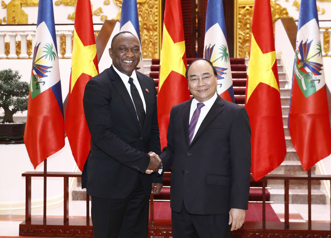 Premier de Vietnam aboga por impulsar cooperación con Haití ảnh 1