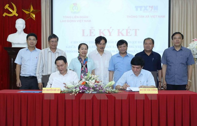 Confederación de Trabajadores de Vietnam y VNA fomentan cooperación ảnh 1