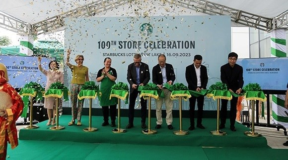 Starbucks abre su tienda número 100 en Vietnam ảnh 1 Starbucks abre su tienda número 100 en Vietnam ảnh 1