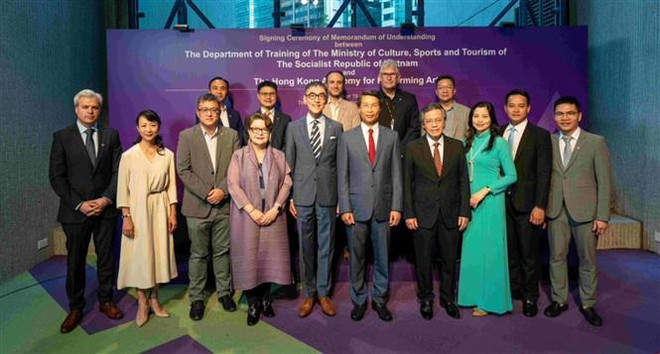 Vietnam y Hong Kong (China) promueven cooperación en capacitación cultural y artística ảnh 2 Vietnam y Hong Kong (China) promueven cooperación en capacitación cultural y artística ảnh 2