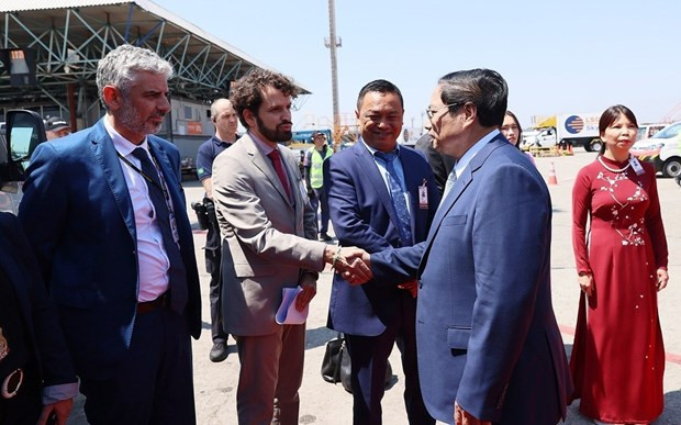Primer ministro llega a Sao Paulo para iniciar su visita a Brasil ảnh 2 Primer ministro llega a Sao Paulo para iniciar su visita a Brasil ảnh 2