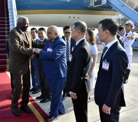 Presidente de la Asamblea Nacional del Poder Popular de Cuba inicia visita a Vietnam ảnh 3 Presidente de la Asamblea Nacional del Poder Popular de Cuba inicia visita a Vietnam ảnh 3