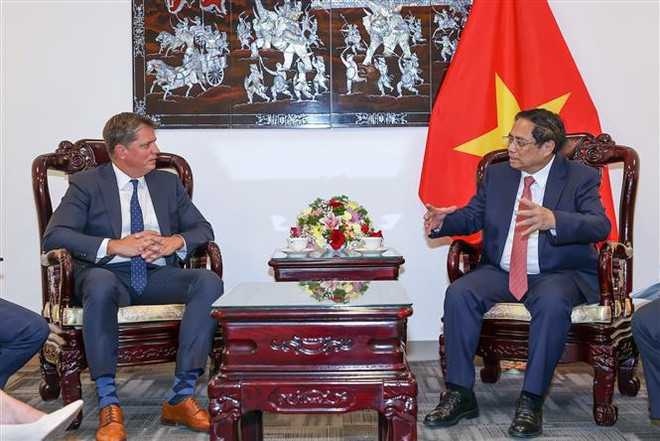 Premier vietnamita se reúne con la secretaria del Tesoro de Estados Unidos ảnh 3 Premier vietnamita se reúne con la secretaria del Tesoro de Estados Unidos ảnh 3
