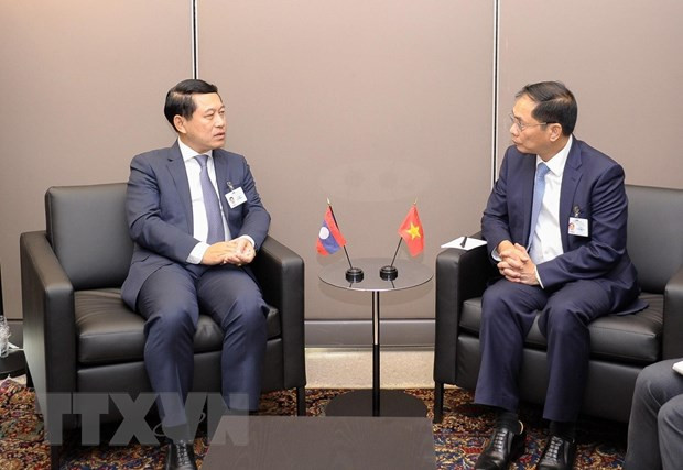 Canciller vietnamita se reúne con altos funcionarios de varios países en Nueva York ảnh 1