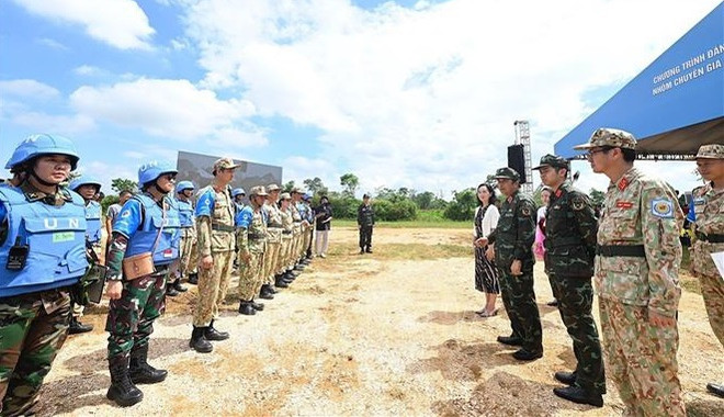 Japón evalúa programa de capacitación de cascos azules organizado por Vietnam ảnh 2 Japón evalúa programa de capacitación de cascos azules organizado por Vietnam ảnh 2