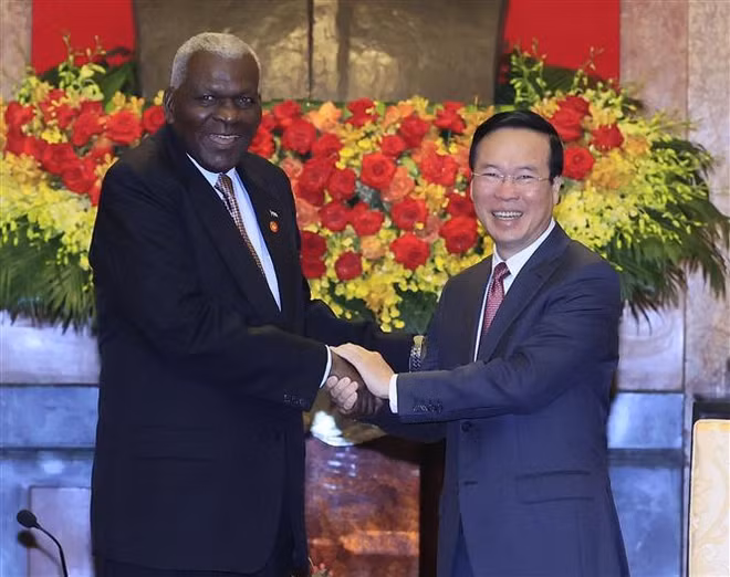 Presidente de Vietnam recibe a titular del Parlamento cubano ảnh 1 Presidente de Vietnam recibe a titular del Parlamento cubano ảnh 1