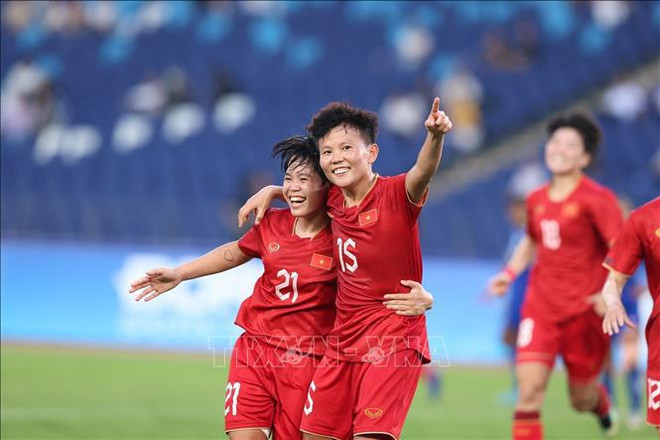ASIAD 2023: Vietnam gana su primer partido contra Nepal en fútbol femenino ảnh 3 ASIAD 2023: Vietnam gana su primer partido contra Nepal en fútbol femenino ảnh 3