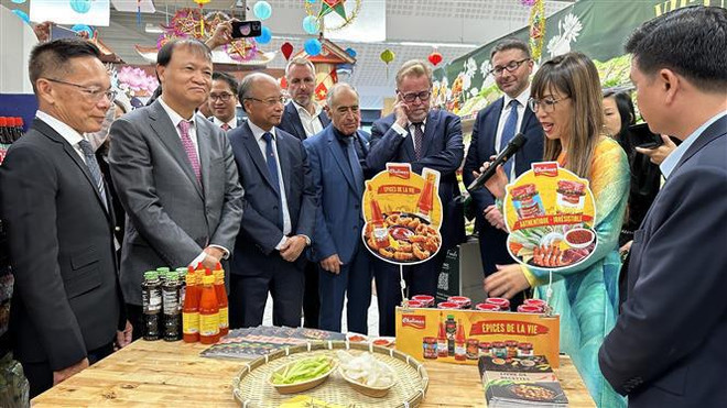 Promueven imagen de productos vietnamitas en Francia ảnh 1 Promueven imagen de productos vietnamitas en Francia ảnh 1