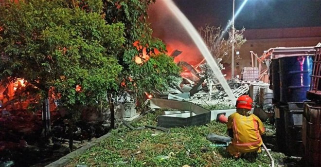 19 vietnamitas heridos por un incendio en una fábrica de Taiwán ảnh 1 19 vietnamitas heridos por un incendio en una fábrica de Taiwán ảnh 1