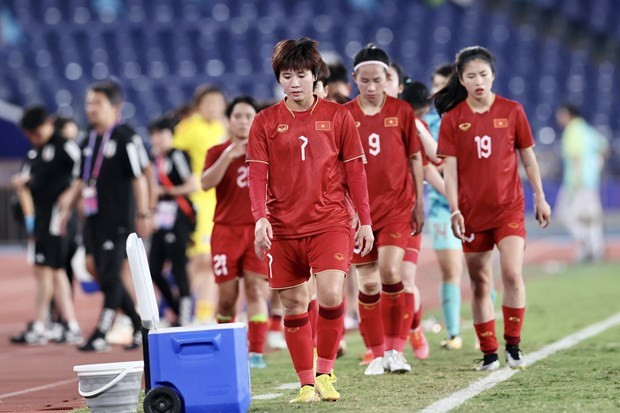 Selección femenina de fútbol vietnamita eliminada de Juegos Asiáticos ảnh 1 Selección femenina de fútbol vietnamita eliminada de Juegos Asiáticos ảnh 1