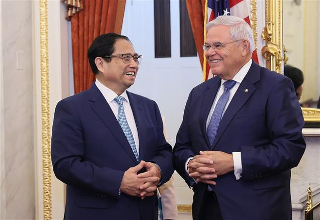 Premier vietnamita dialoga con dirigentes del Congreso estadounidense ảnh 3 Premier vietnamita dialoga con dirigentes del Congreso estadounidense ảnh 3