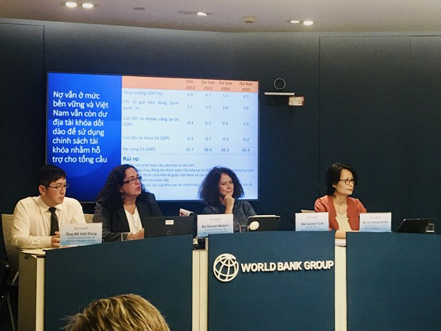 Banco Mundial pronostica crecimiento económico para Vietnam de 4,7% en 2023 ảnh 1 Banco Mundial pronostica crecimiento económico para Vietnam de 4,7% en 2023 ảnh 1