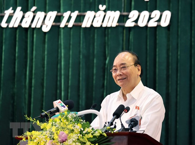 Primer ministro se reúne con electores en Hai Phong ảnh 1