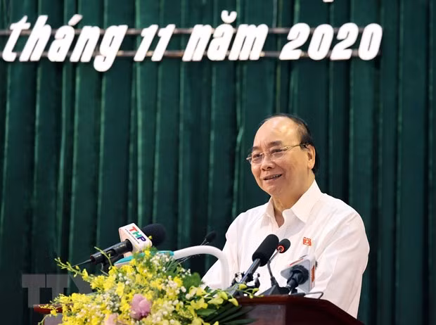 Primer ministro se reúne con electores en Hai Phong ảnh 1 Primer ministro se reúne con electores en Hai Phong ảnh 1