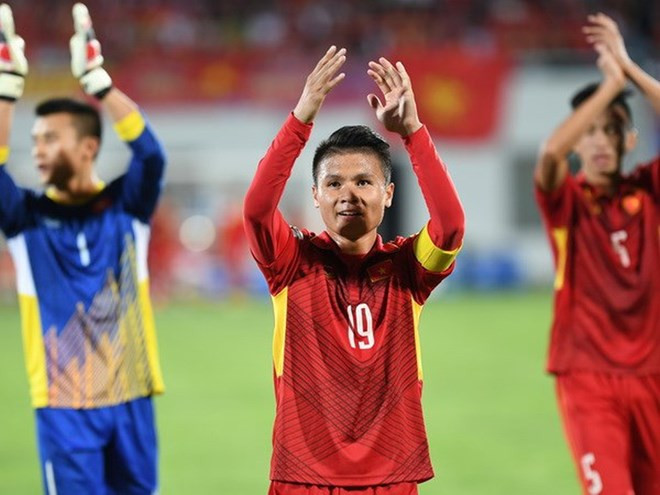 Equipo olímpico de fútbol de Vietnam arrasa el once ideal de Juegos Asiáticos 2018 ảnh 1 Equipo olímpico de fútbol de Vietnam arrasa el once ideal de Juegos Asiáticos 2018 ảnh 1