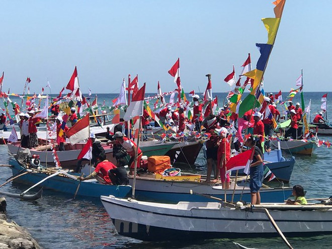 Indonesia impulsa desarrollo de la economía marina través de regata de veleros ảnh 1 Indonesia impulsa desarrollo de la economía marina través de regata de veleros ảnh 1