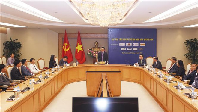 Vicepremier vietnamita destaca respaldo de patrocinadores para la organización del FEM-ASEAN ảnh 1
