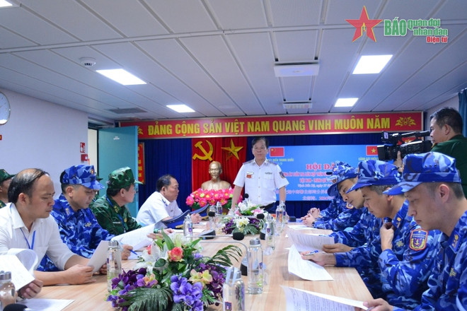 Vietnam y China realizan patrulla conjunta en aguas adyacentes a línea de demarcación en Golfo de Tonkín ảnh 1 Vietnam y China realizan patrulla conjunta en aguas adyacentes a línea de demarcación en Golfo de Tonkín ảnh 1