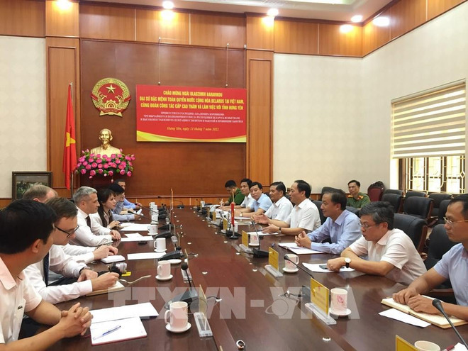 Provincia norvietnamita y Belarús promoverán cooperación ảnh 2