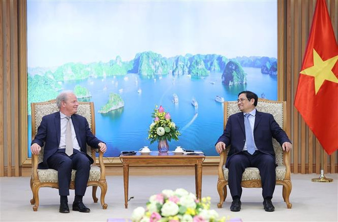 Primer ministro vietnamita recibe al director ejecutivo del Banco Mundial ảnh 2 Primer ministro vietnamita recibe al director ejecutivo del Banco Mundial ảnh 2