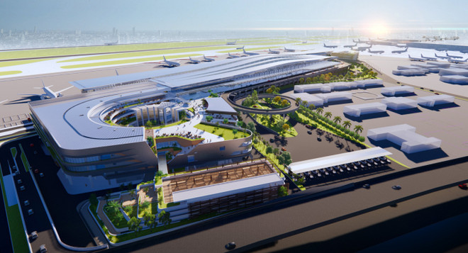 Nueva terminal T3 del aeropuerto Tan Son Nhat adoptará forma de Ao Dai ảnh 2 Nueva terminal T3 del aeropuerto Tan Son Nhat adoptará forma de Ao Dai ảnh 2