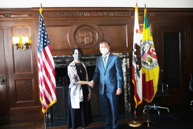 Buscan agilizar cooperación comercial entre Vietnam y Los Ángeles ảnh 2 Buscan agilizar cooperación comercial entre Vietnam y Los Ángeles ảnh 2