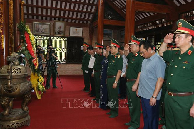 Rinden tributo a mártires heroicos en provincia vietnamita de Thai Nguyen ảnh 1 Rinden tributo a mártires heroicos en provincia vietnamita de Thai Nguyen ảnh 1