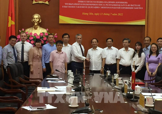Provincia norvietnamita y Belarús promoverán cooperación ảnh 1