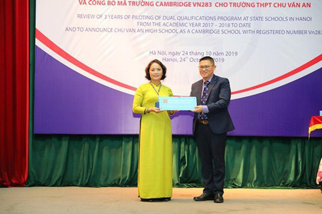 Primera escuela pública de Vietnam integrada en el sistema de Cambridge ảnh 1 Primera escuela pública de Vietnam integrada en el sistema de Cambridge ảnh 1
