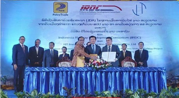 Construirá empresa indonesia línea de ferrocarril que conectará a Laos y Vietnam ảnh 1 Construirá empresa indonesia línea de ferrocarril que conectará a Laos y Vietnam ảnh 1