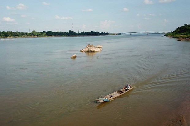 Baja en Tailandia nivel del agua del río Mekong ảnh 1 Baja en Tailandia nivel del agua del río Mekong ảnh 1