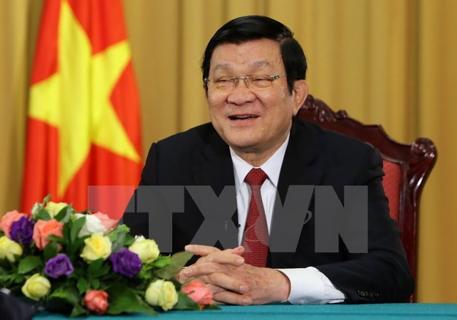 Parlamento aprueba liberación del cargo a presidente Truong Tan Sang ảnh 1 Parlamento aprueba liberación del cargo a presidente Truong Tan Sang ảnh 1