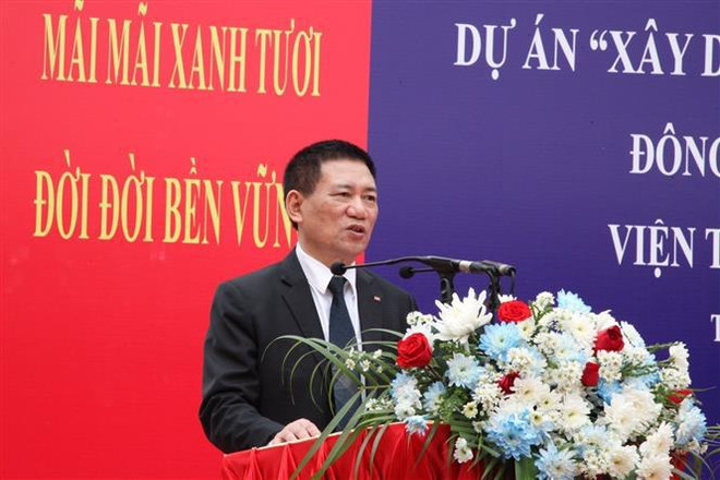 Laos inaugura academia de economía-finanzas Dongkhamxang ảnh 2