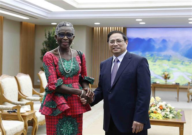 Primer ministro de Vietnam recibe a subdirectora gerente del FMI ảnh 1 Primer ministro de Vietnam recibe a subdirectora gerente del FMI ảnh 1