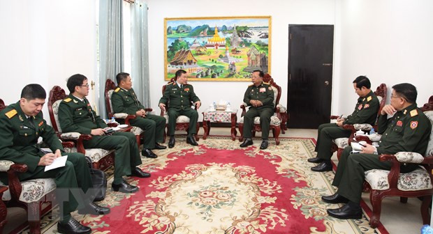 Fomentan cooperación militar entre Vietnam y Laos ảnh 1 Fomentan cooperación militar entre Vietnam y Laos ảnh 1