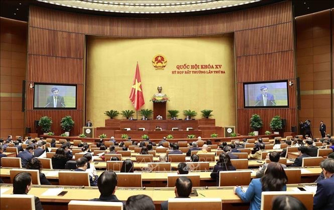 Parlamento aprueba Resolución sobre la liberación de Nguyen Xuan Phuc del cargo de Presidente ảnh 1 Parlamento aprueba Resolución sobre la liberación de Nguyen Xuan Phuc del cargo de Presidente ảnh 1