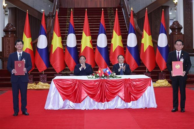 Vietnam y Laos otorgan gran importancia a promover nexos cooperativos ảnh 2 Vietnam y Laos otorgan gran importancia a promover nexos cooperativos ảnh 2