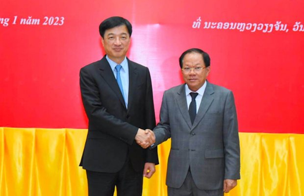 Fuerzas de seguridad pública de Vietnam y Laos profundizan lazos bilaterales ảnh 1 Fuerzas de seguridad pública de Vietnam y Laos profundizan lazos bilaterales ảnh 1